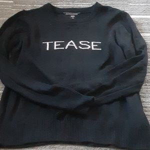 VICTORIA Secret Black Sweater